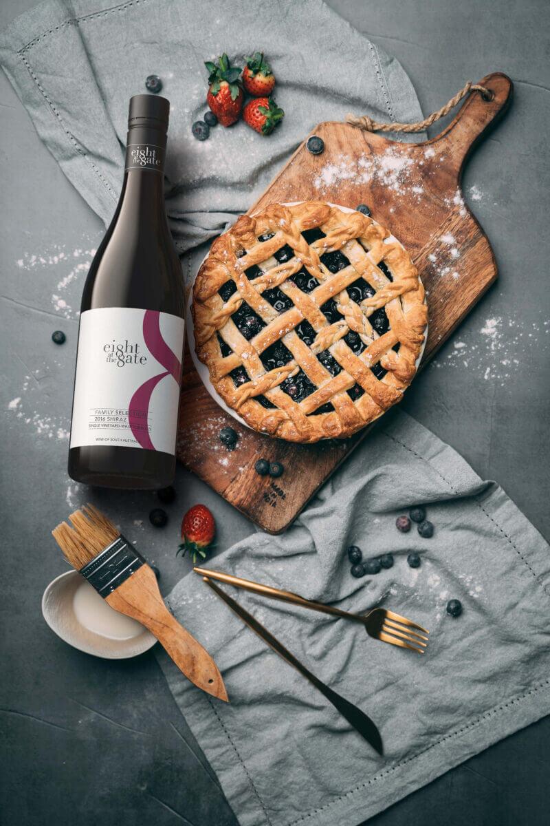 Famaily Selection Shiraz and blueberry pie
